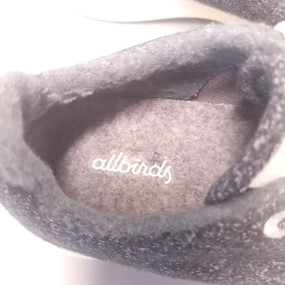 Allbirds Wool Runner Mizzle Women's Size 7 Running Shoes Gray Silver laces